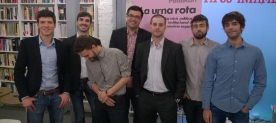 Los-integrantes-de-Politikon--esta-semana--en-la-libreria-Tipos-infames-